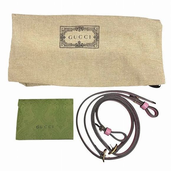 Gucci Bamboo 702106 3WAY Backpack Bag Shoulder Bag Handbag Women - Picture 5 of 9